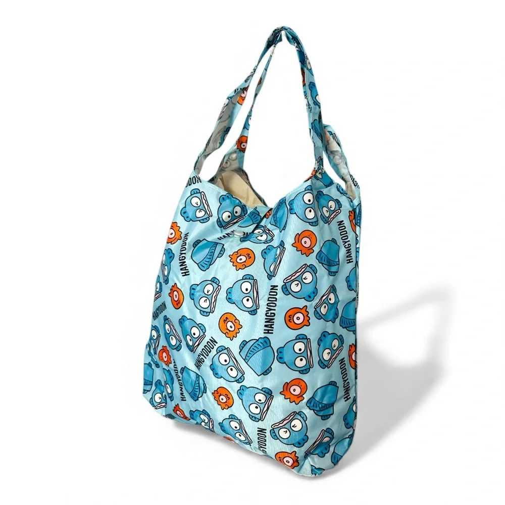 2-in-1 Sanrio Hangyodon Large Capacity Foldable Tote Bag - Picture 1 of 5